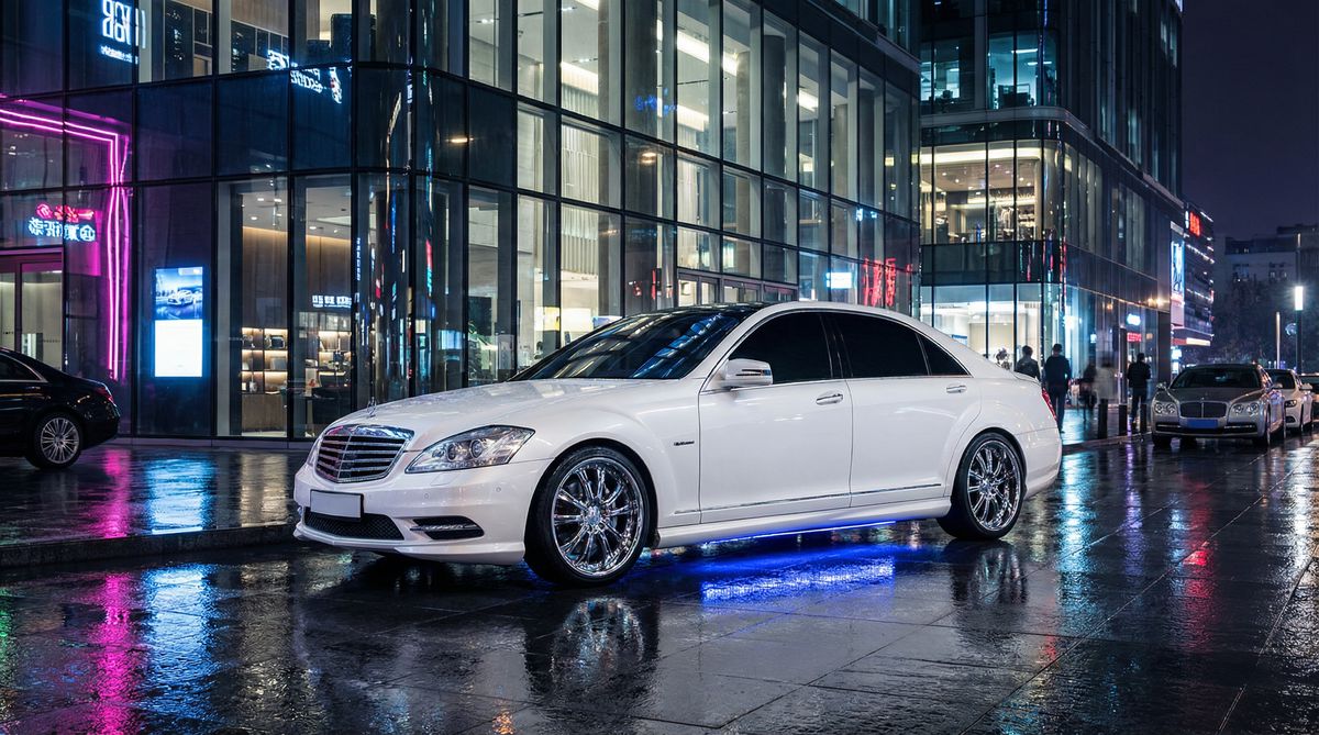 黄色仓库轿车改装视频