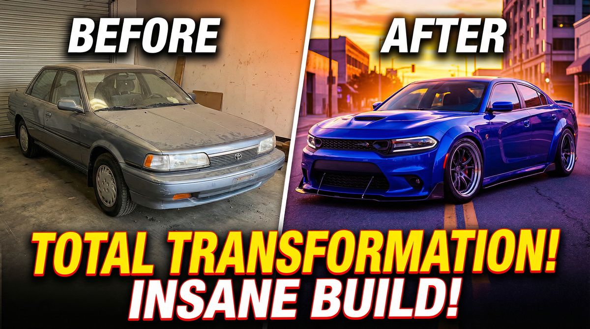 黄色仓库汽车改装视频教程